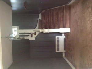 before staircase